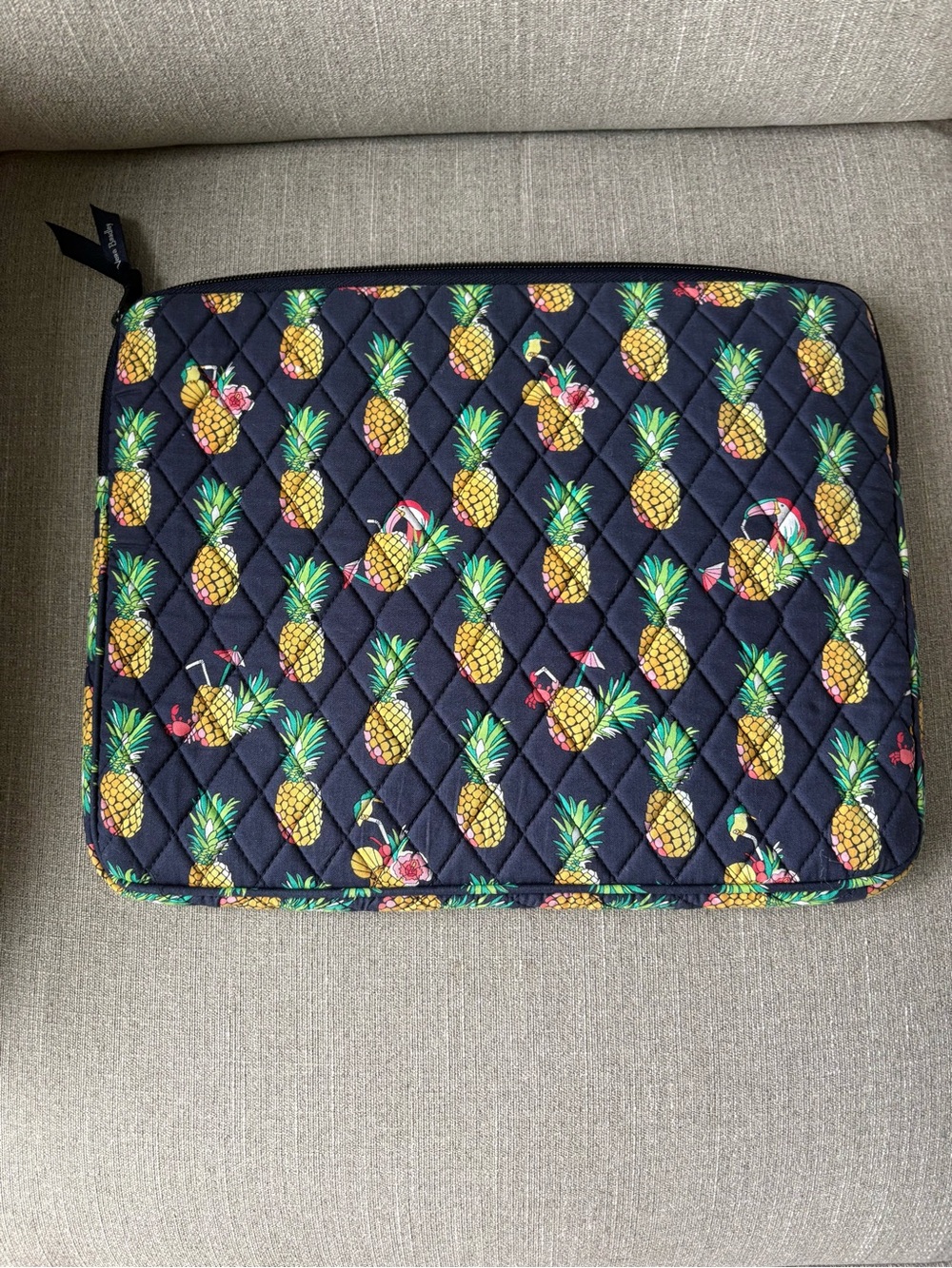 Vera Bradley Toucan Party Laptop or Notebook Zippered Sleeve 14"×11"